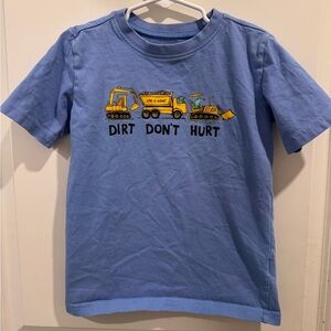 Kids Blue Construction Graphic Tee